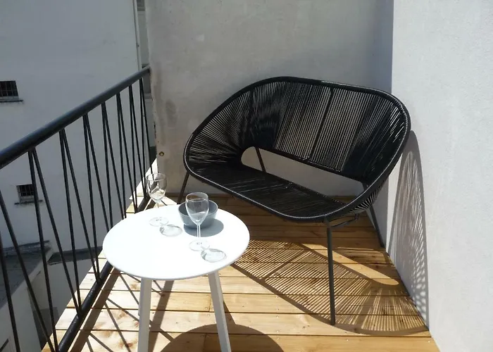 아파트 Le Balcon De La Conche 로양